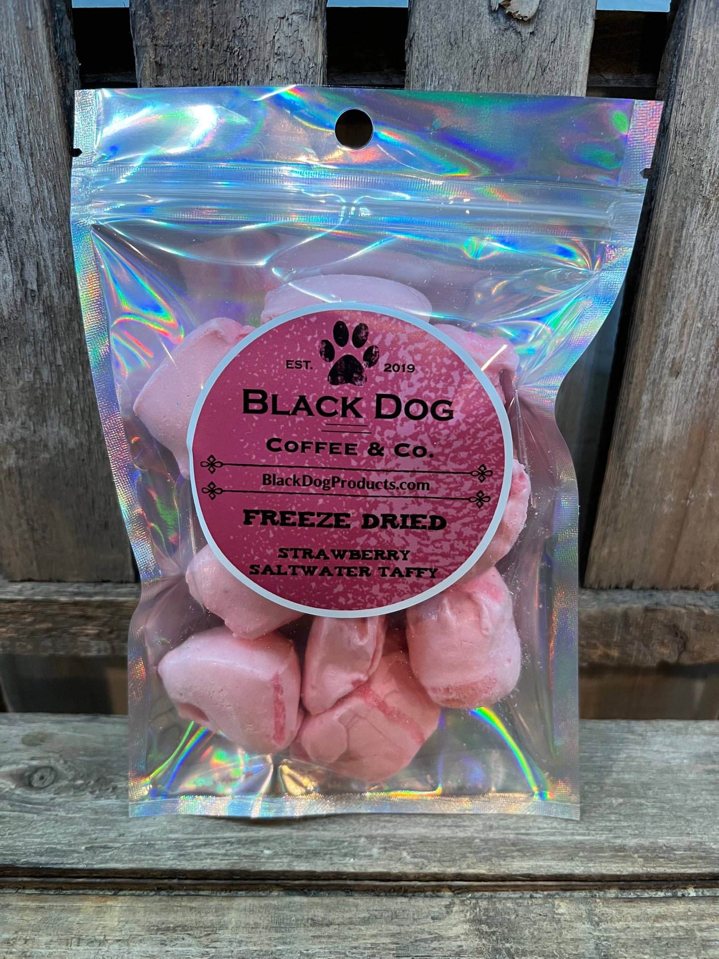Freeze Dried Strawberry Saltwater Taffy | Freeze Dried Candy