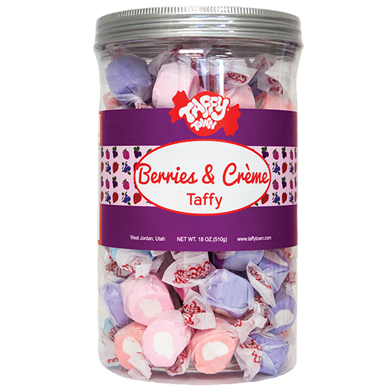 Berries & Creme Taffy Canister