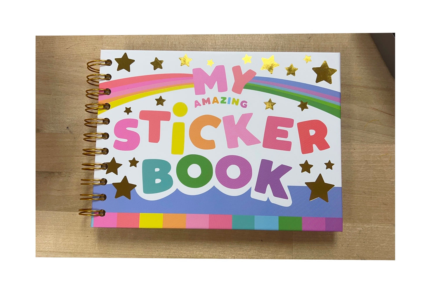 Hardcover Retro Style Sticker Book