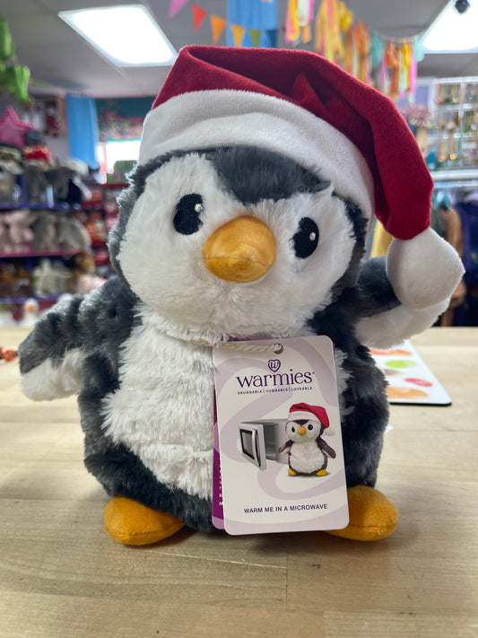 Santa Penguin Warmies-Limited Edition!