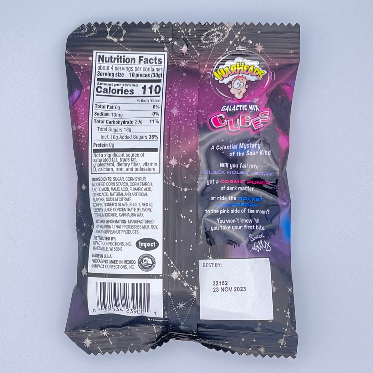 Warheads Galactic Mix Cubes