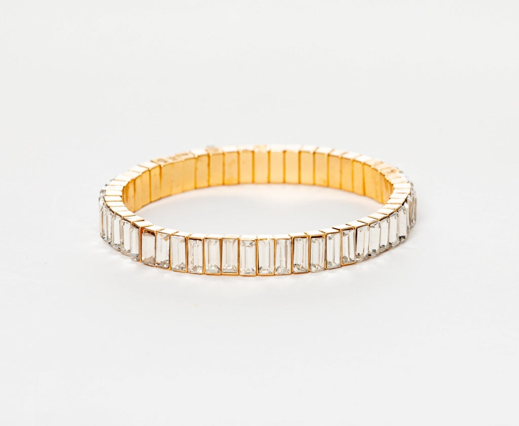 Rock Candy Baguette Bangle