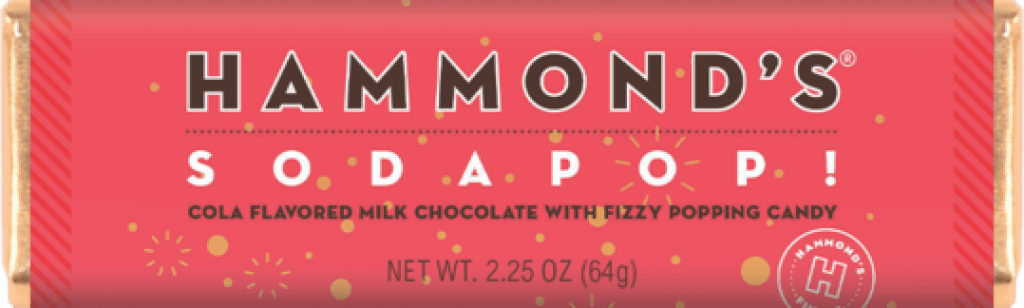 Sodapop! Milk Chocolate Candy Bar 2.25Oz &