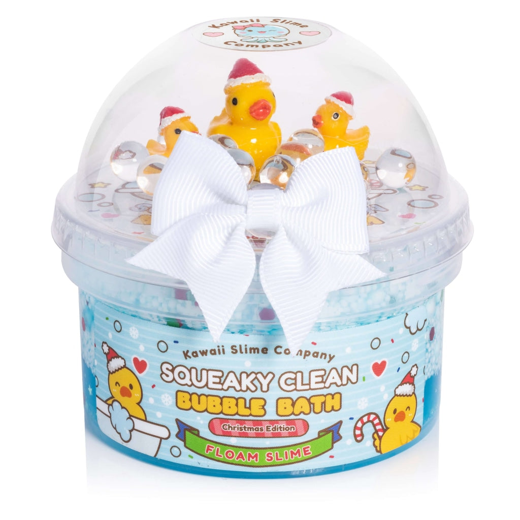 Squeaky Clean Xmas Edition Bubble Bath Floam Slime-Coming Soon!