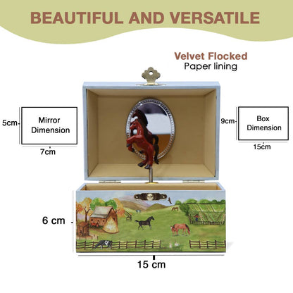 Country Horse Jewelry Box