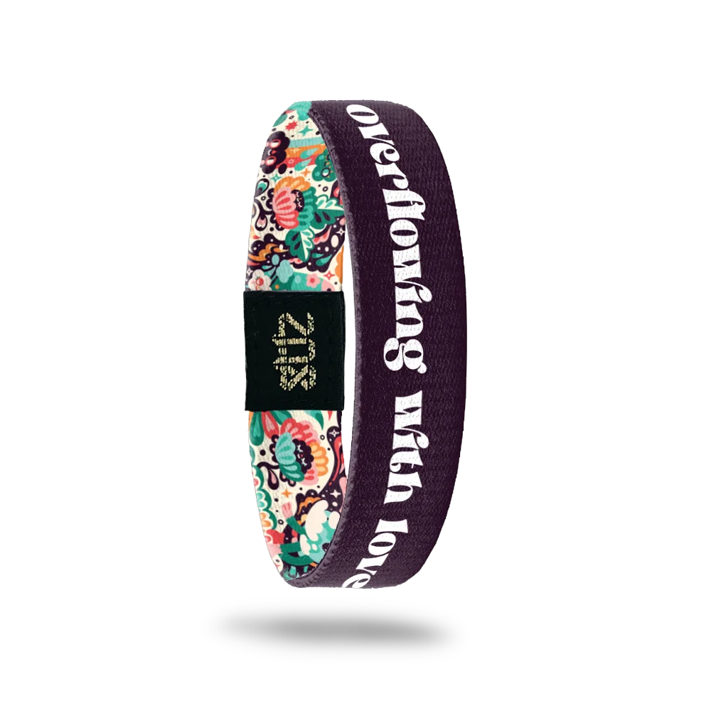 Overflowing With Love Mother's Day Wristband: Medium
