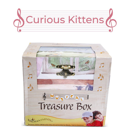 Curious Kittens Music Box