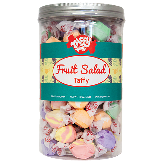 Fruit Salad Taffy Canister