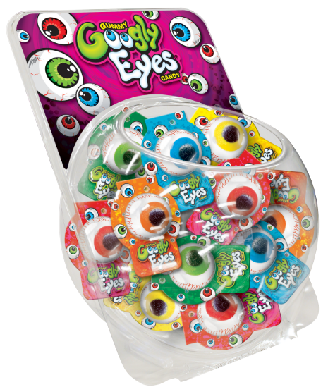 Gummy Googly Eyes Candy - 50 Ct. Jar