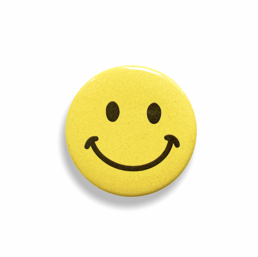 Button, Retro Happy Face