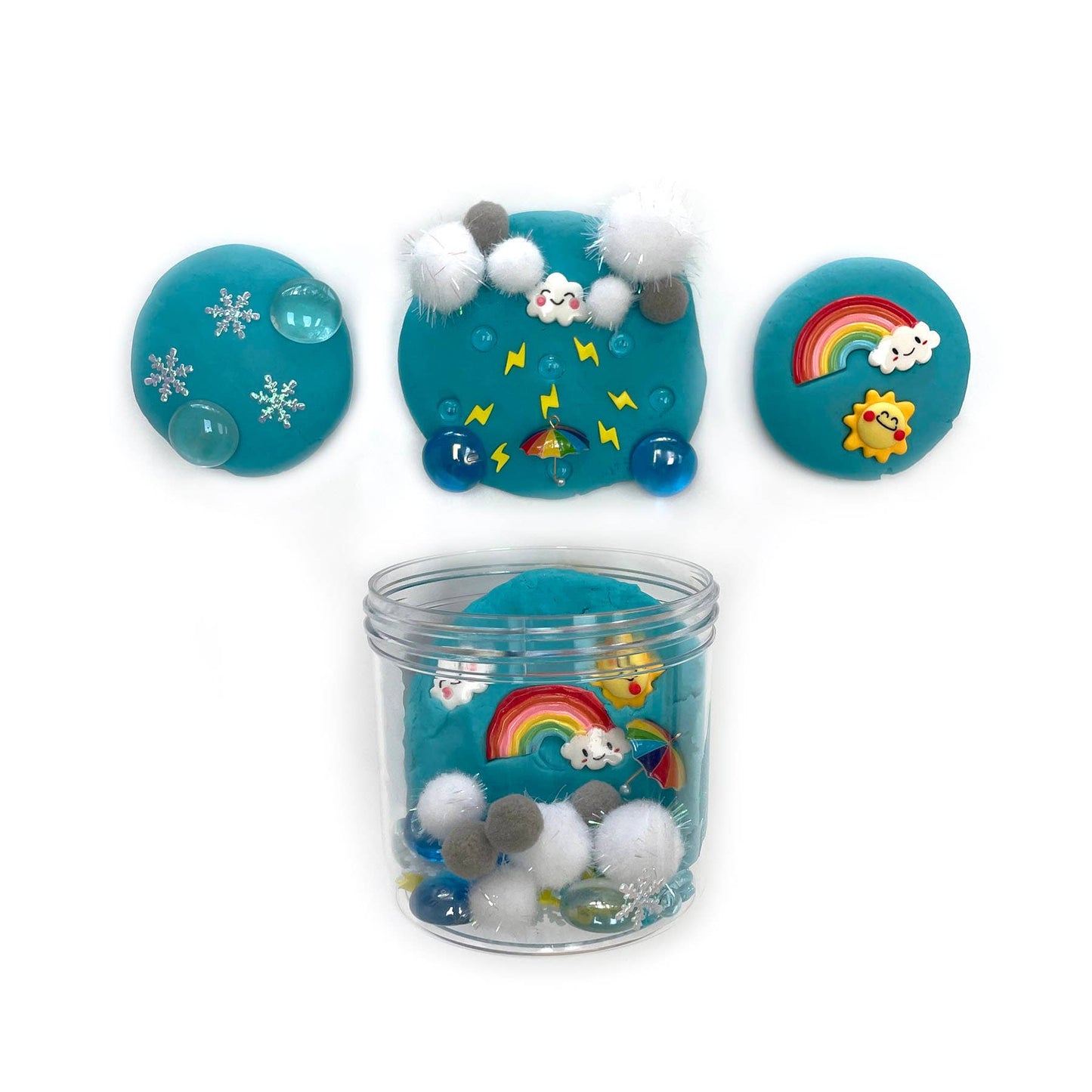 Weather Play Dough-To-Go Kit