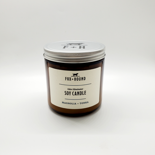Odor Eliminator Soy Candle - Magnolia + Tonka