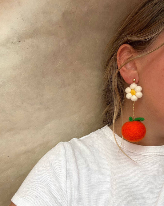 Cutie Orange Earrings