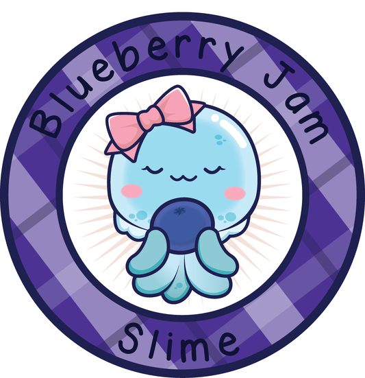 Blueberry Jam Clear Slime