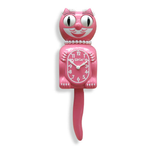Strawberry Ice Lady Kit Cat Klock - Pearls