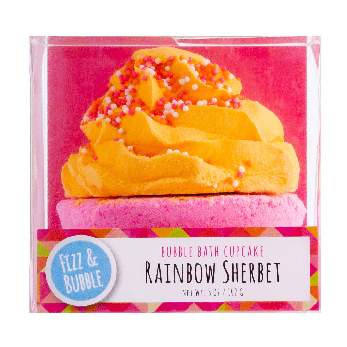Rainbow Sherbet Bubble Bath Cupcake