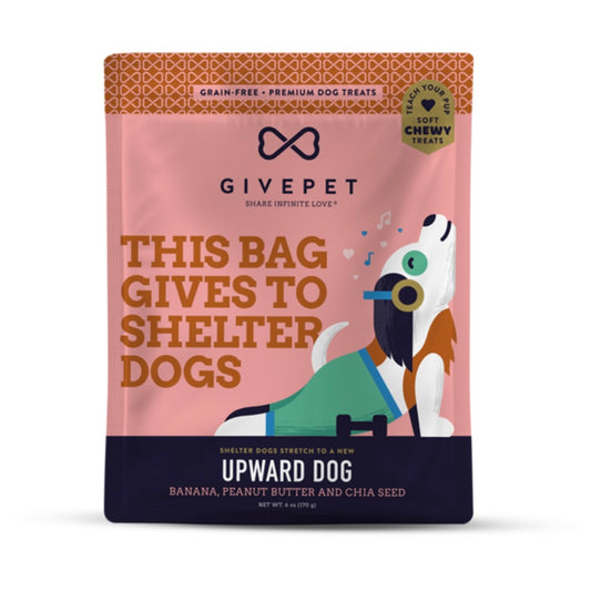 GivePet Upward Dog-Banana Peanut Butter Chia Seed