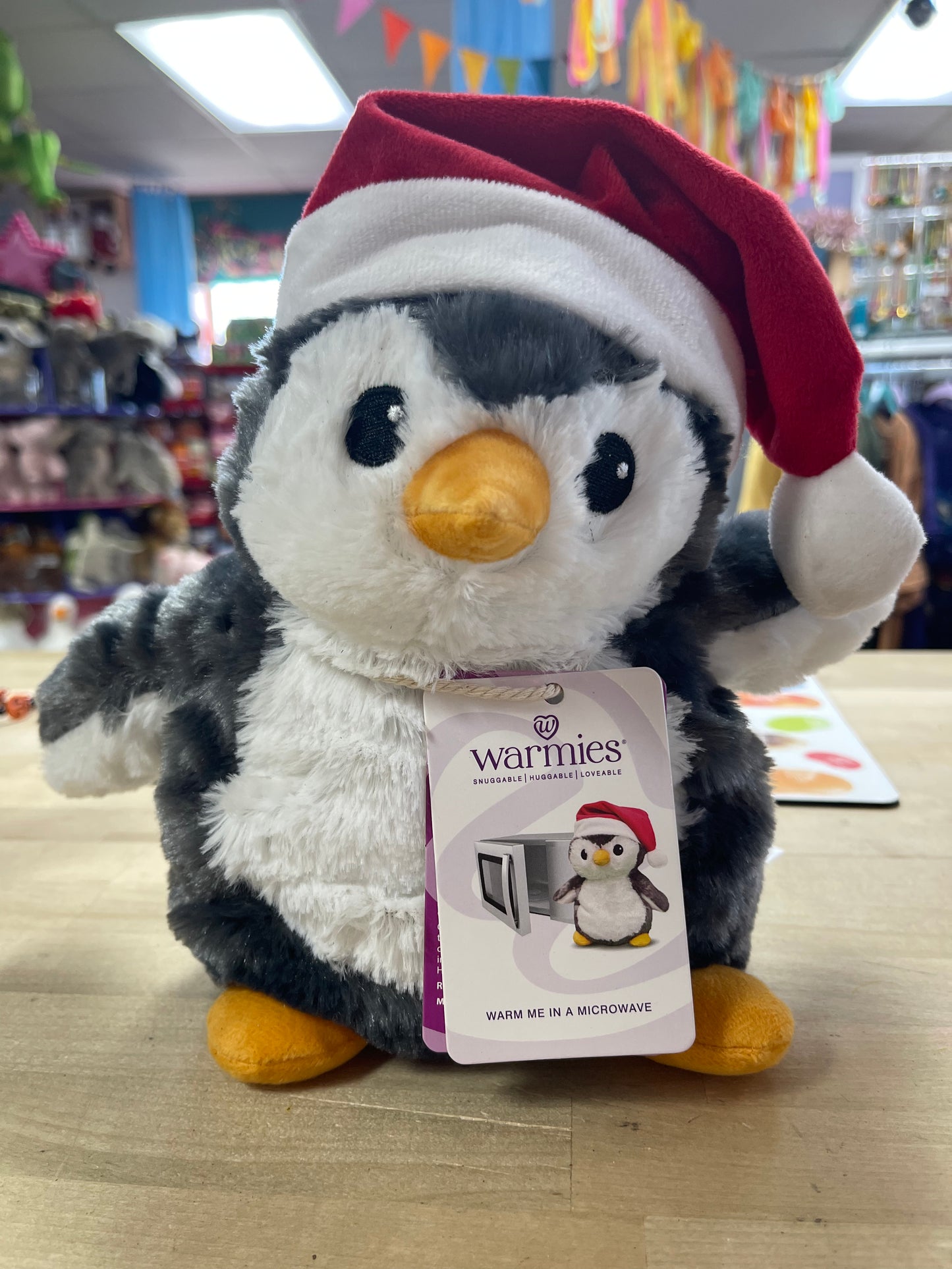 Santa Penguin Warmies-Limited Edition!