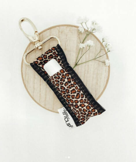 Leopard Lippyclip Lip Balm Holder for Chapstick