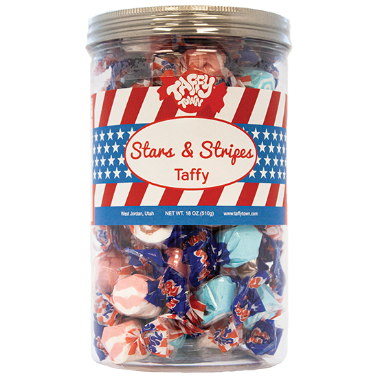 Stars & Stripes Taffy Canister