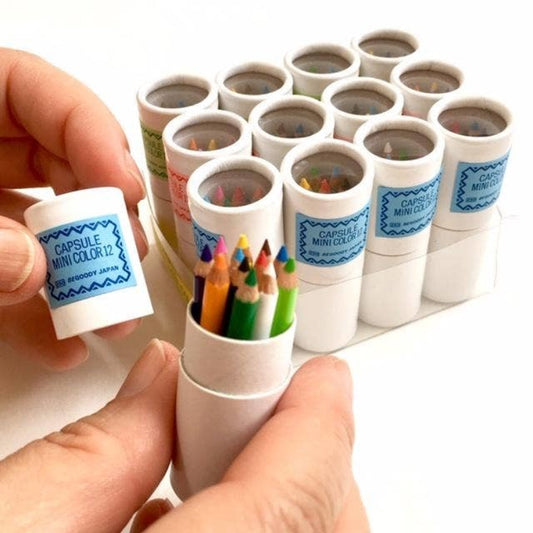 Asst Mini Pencils In Tube Display