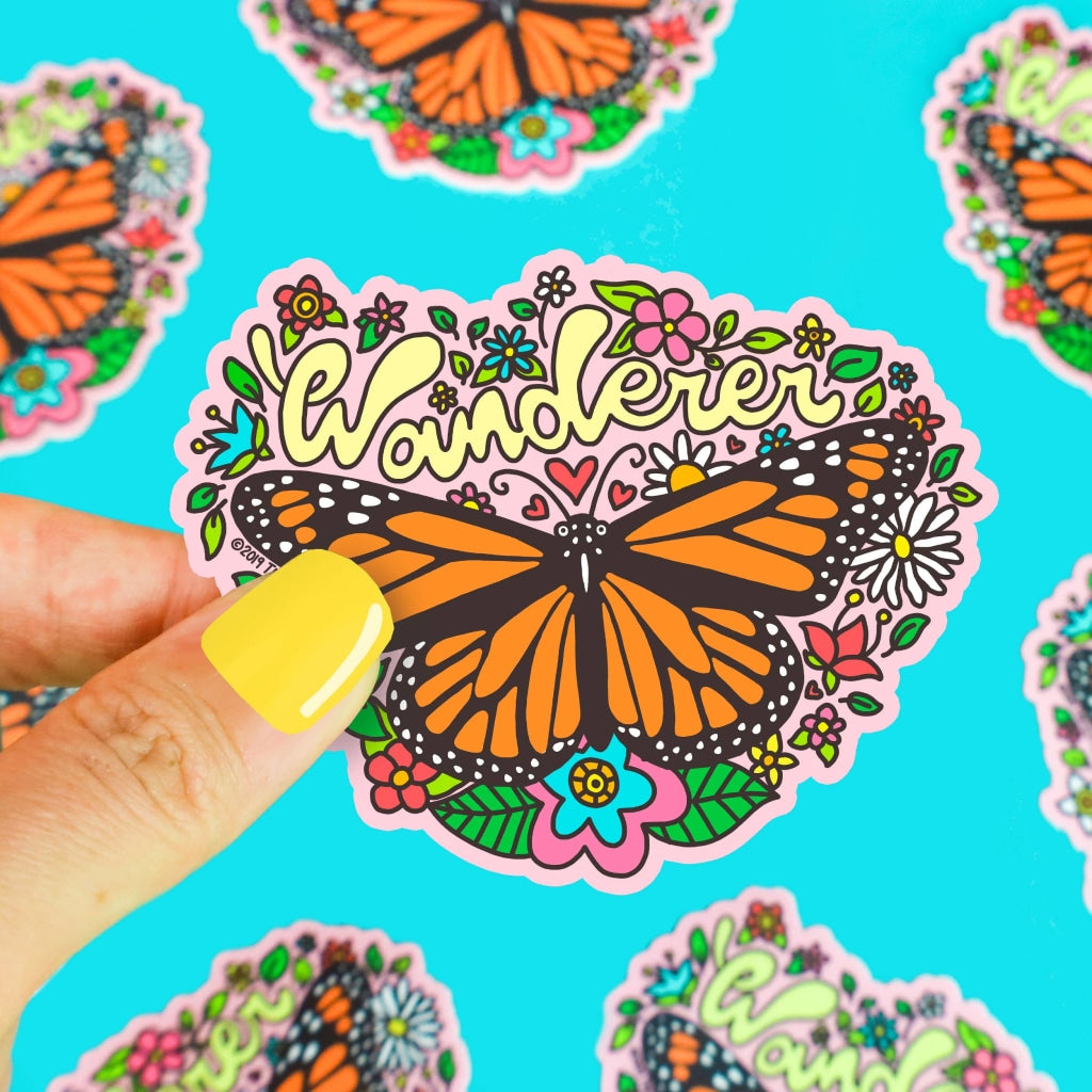 Butterfly Wanderer Vinyl Sticker