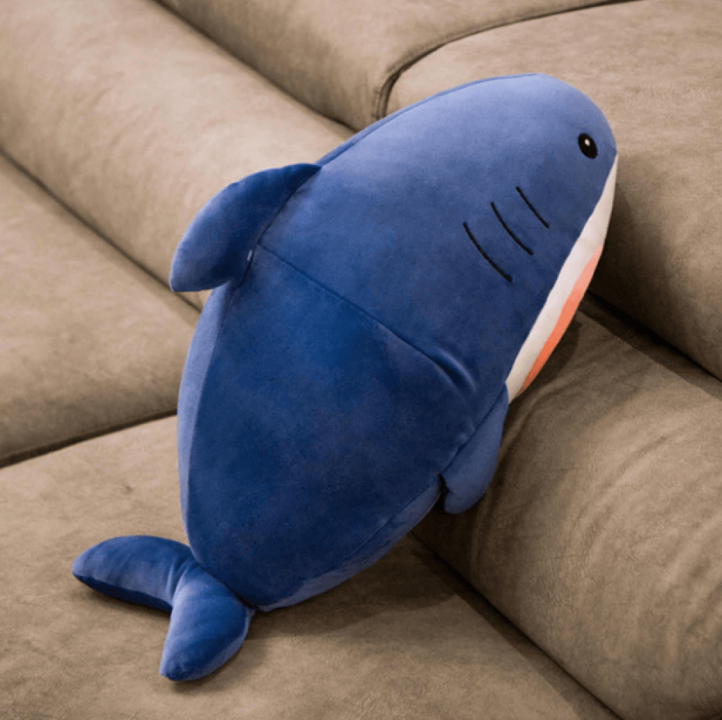 Cat Face Shark Plush Toy