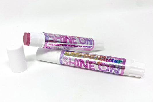 SHINE ON Polished Pink Diamond Organic Lip Shimmer