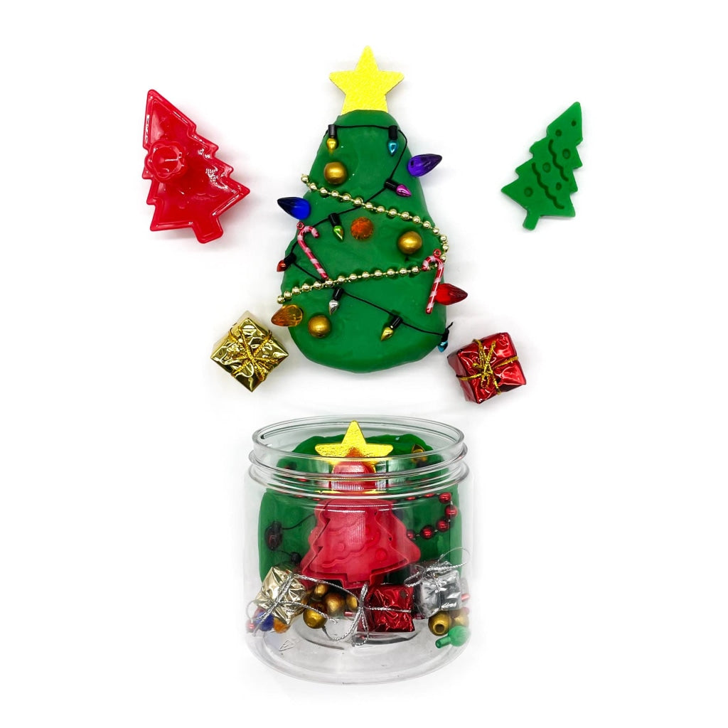 Decorate A Christmas Tree Dough Globe Sensory Play Kit