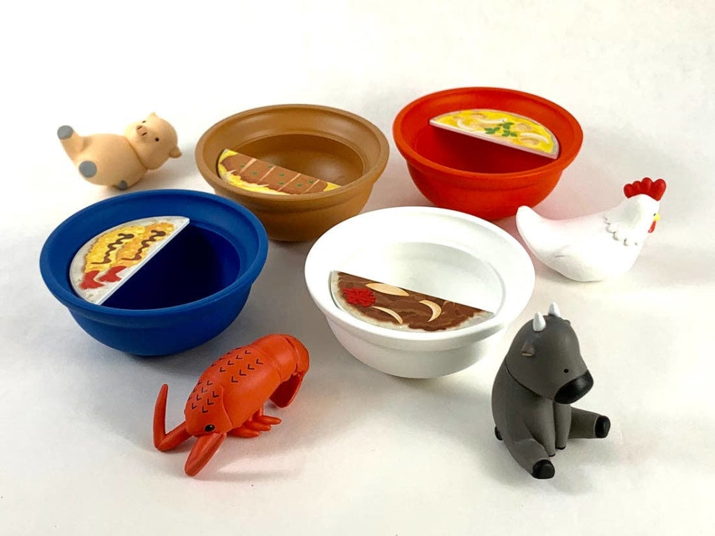 Donburi Rice Animals Capsule Toys