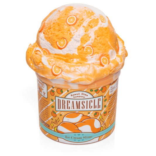 Dreamsicle Scented Ice Cream Pint Slime (4Pcs/Case) - Ws
