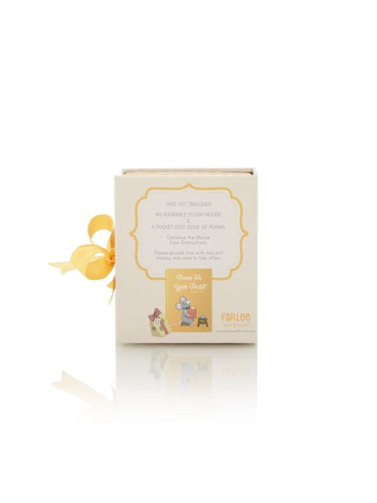 Farlee And Friends - Cornelius The Mouse Plush Toy With Poetry Booklet