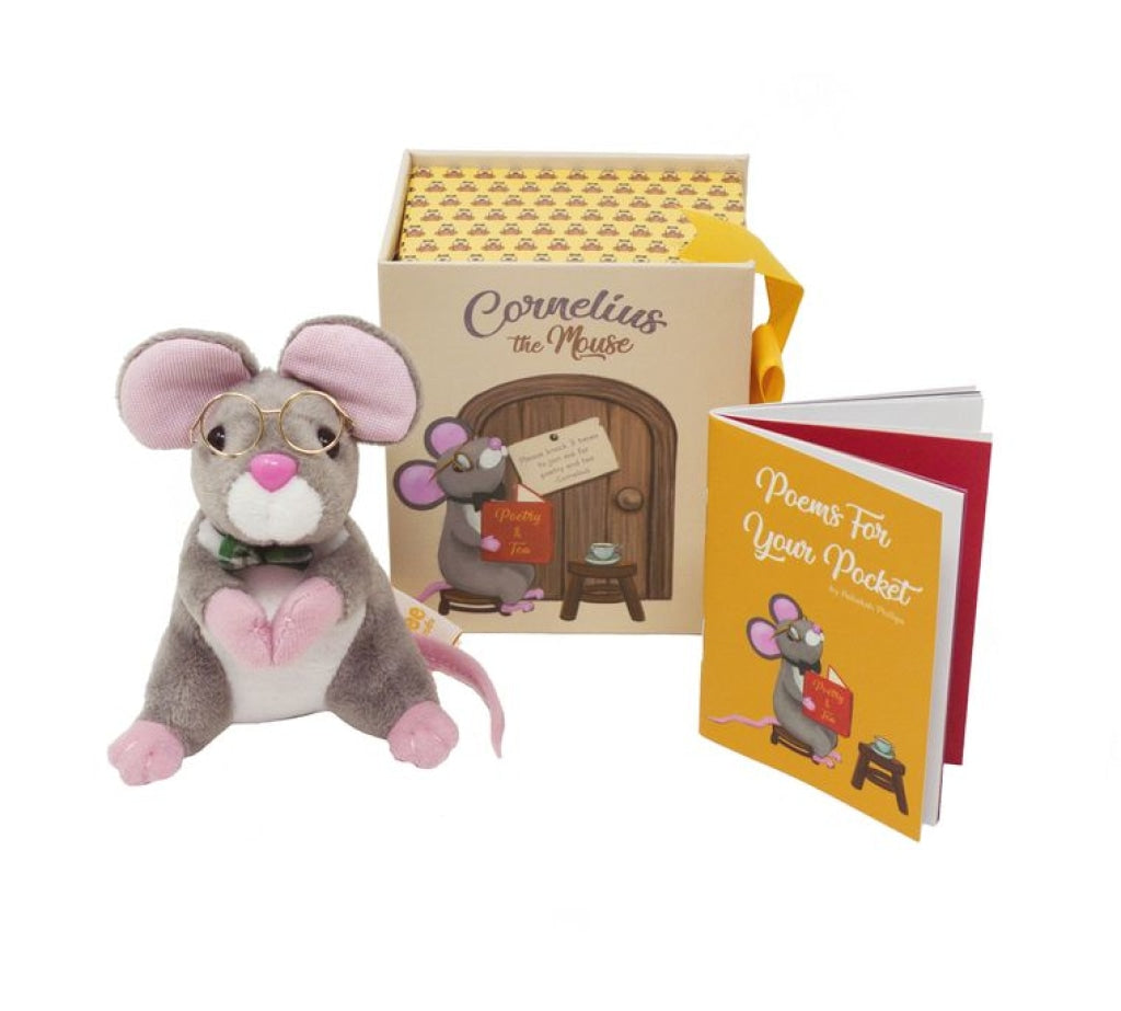 Farlee And Friends - Cornelius The Mouse Plush Toy With Poetry Booklet