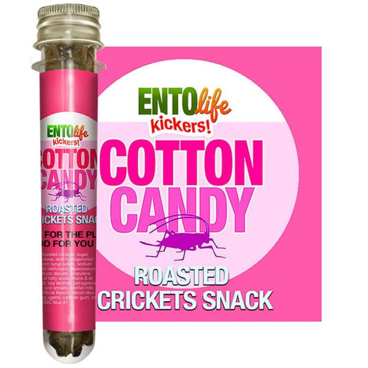 Mini-Kickers Flavored Cricket Snacks - Cotton Candy & Chocolate