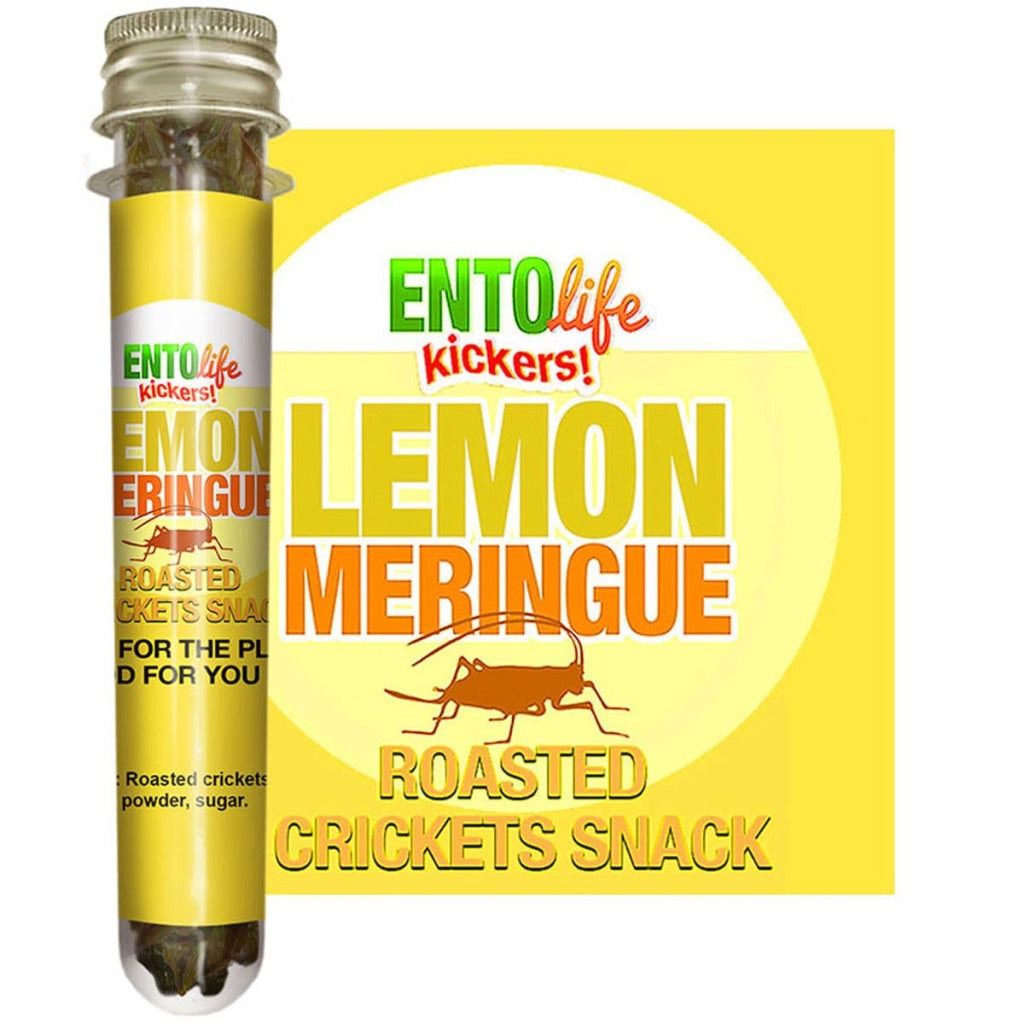 Mini-Kickers Flavored Cricket Snacks - Lemon Meringue Crickets