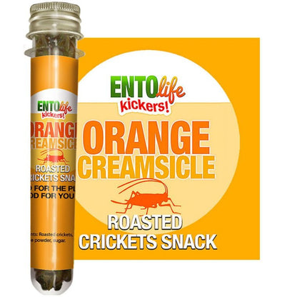 Mini-Kickers Flavored Cricket Snacks - Orange Creamsicle Candy & Chocolate