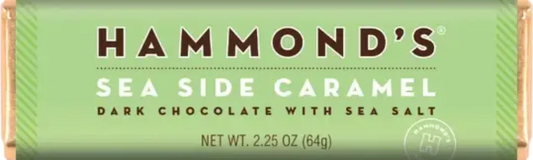Natural Sea Side Caramel Dark Chocolate Candy Bar 2.25Oz &