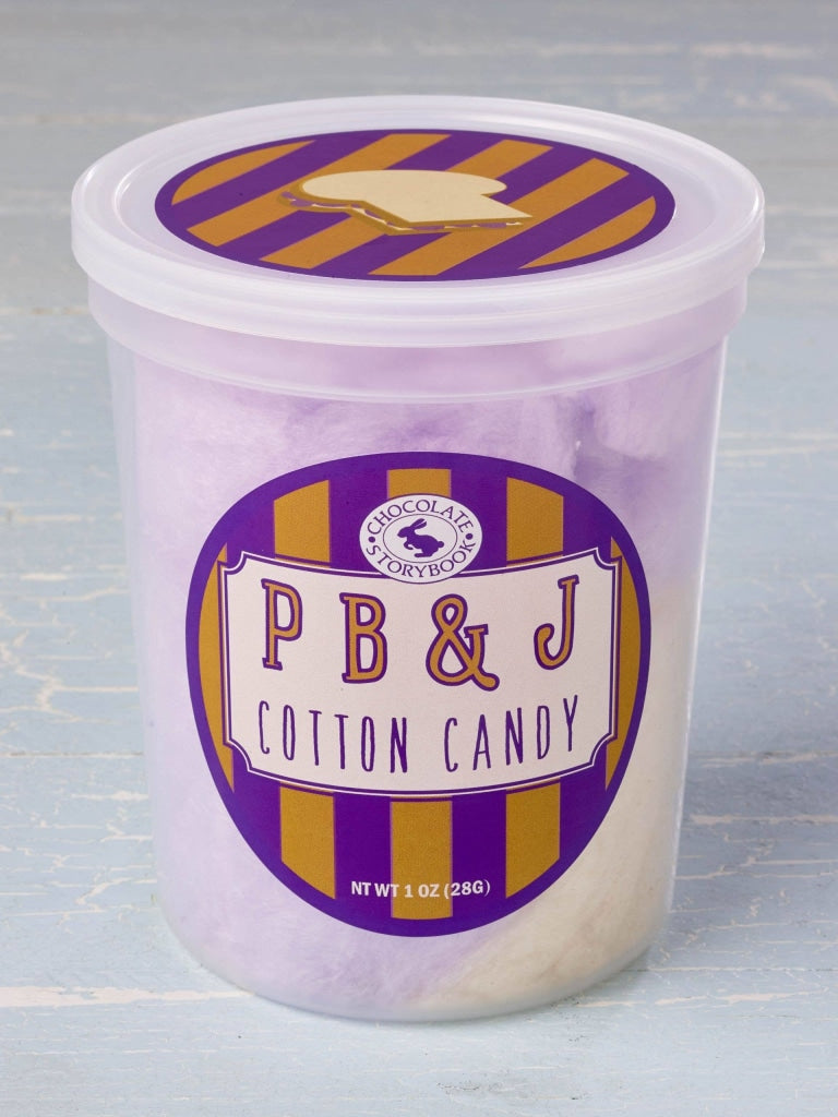 Peanut Butter & Jelly Cotton Candy