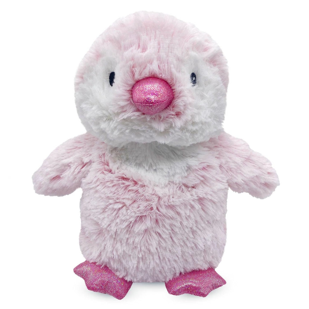 Pink Penguin Warmies Plush