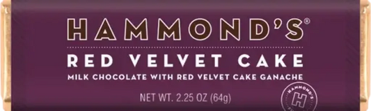Red Velvet Cake Milk Chocolate Candy Bar B 2.25Oz &