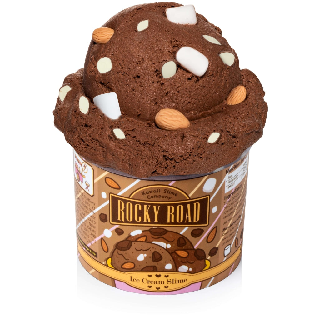 Rocky Road Scented Ice Cream Pint Slime Slime