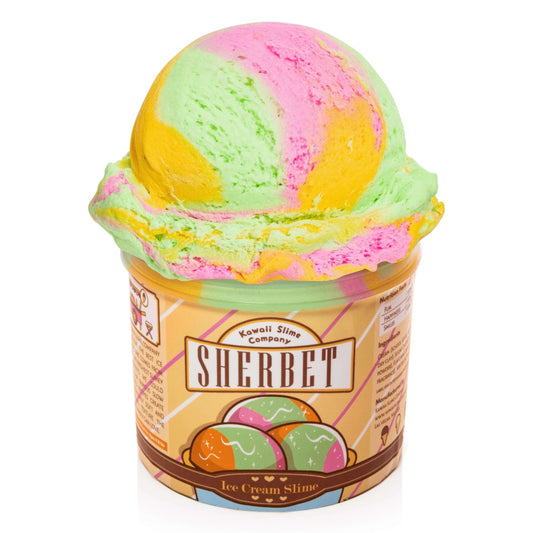 Sherbet Scented Ice Cream Pint Slime (4Pcs/Case) - Ws