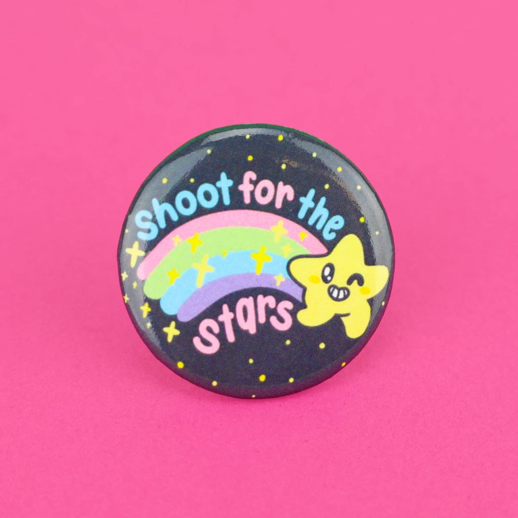 Shoot For The Stars Shooting Star Gift Pinback Button
