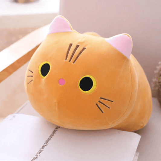 Soft Cat Plush Pillow