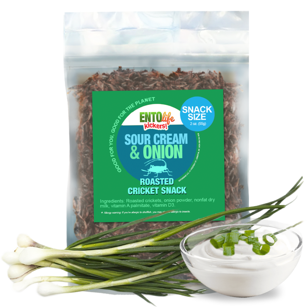 Sour Cream & Onion Cricket Snack