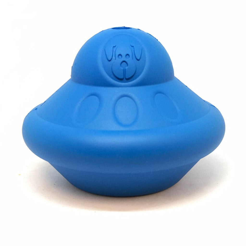 Spotnik Flying Saucer -Chew Toy-Treat Dispenser-Blue