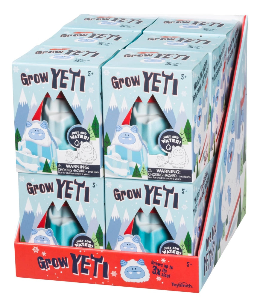 Toysmith Hatchin Grow Yeti Just Add Water Fun Diy Kit Toys